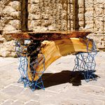 Стол письменный Máximo Riera The DeskOlive, фото 1