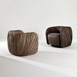 Кресло вращающееся Laurameroni Drapè Lounge, фото 1