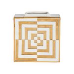 Ваза Jonathan Adler Futura Op Art Square Vase, фото 1