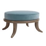 Пуф James Duncan Oval Tusk Ottoman, фото 1