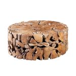 Кофейный столик Phillips Collection Teak Slice Coffee Table, Round, фото 1