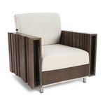 Кресло Phillips Collection Barcode Club Chair, White Cushion, фото 1