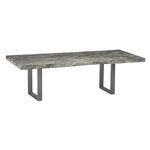 Обеденный стол Phillips Collection Chamcha Wood Dining Table, Grey Stone, фото 1
