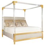 Двуспальная кровать Bernhardt Aiden Acrylic Canopy Upholstered Bed, фото 1
