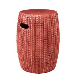 Приставной столик Eichholtz Side Table Drum Red, фото 1