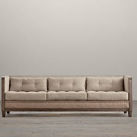 Restoration Hardware Deconstructed Shelter Arm Sofa, фото 1