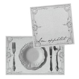 Сервировочная салфетка Adriani &amp; Rossi Set of placemat and table napkin, фото 1