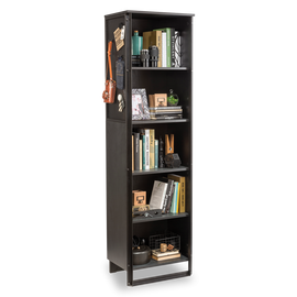 Книжный шкаф CILEK Dark Metal Bookcase, фото 1
