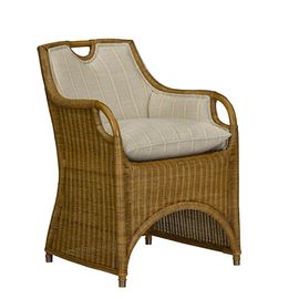 Стул с подлокотниками Ralph Lauren Jamaica Wicker Dining Chair, фото 1