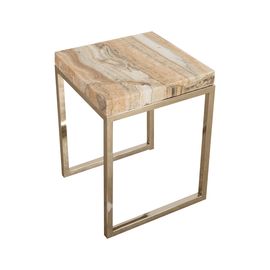 Приставной столик Phillips Collection Onyx Accent Table, SS Base, фото 1