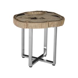 Журнальный столик Phillips Collection Petrified Wood Coffee Table, SS Legs, фото 1