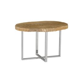 Кофейный столик Phillips Collection Onyx Coffee Table, Stainless Steel Base, фото 1