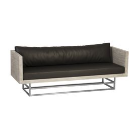 Диван Phillips Collection Ladder Sofa, Suar Wood, Grey/Silver Finish, фото 1