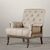 Restoration Hardware Deconstructed Tufted Roll Arm Chair, фото 1