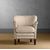 Кресло Restoration Hardware Professor&#039;s Upholstered Chair With Nailheads, фото 2