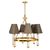 Люстра Jonathan Adler Jacques Six-Arm Chandelier, фото 1