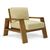 Кресло Ralph Lauren Desert Modern Wood Club Chair, фото 1