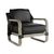 Кресло Arteriors Tara Lounge Chair Noir Leather, фото 1