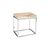 Приставной столик Phillips Collection Onyx Side Table, Stainless Steel Base, фото 2