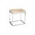 Приставной столик Phillips Collection Onyx Side Table, Stainless Steel Base, фото 2