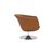 Кресло Phillips Collection Autumn Chair, Quilted Cognac, Trumpet Swivel Base, фото 6