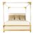 Двуспальная кровать Bernhardt Aiden Acrylic Canopy Upholstered Bed, фото 5