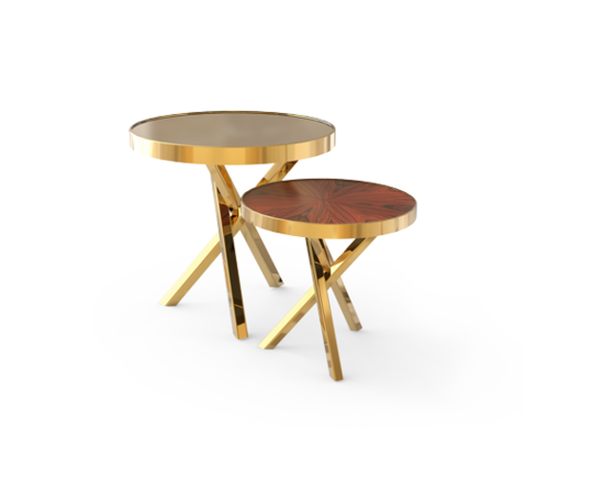 Боковой столик Bat eye Wheel set side table, фото 1