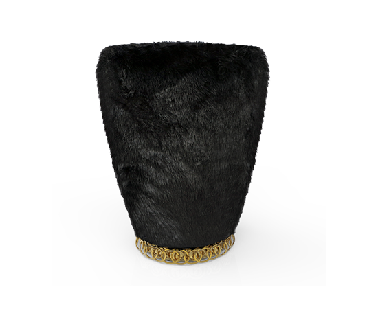 Пуф Bat eye Bearskin bench, фото 1