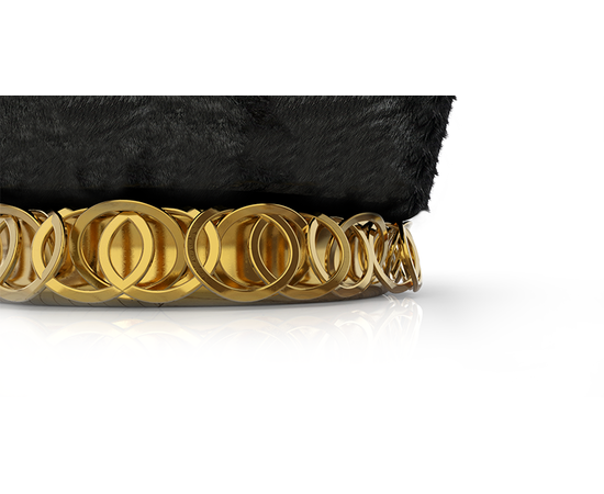 Пуф Bat eye Bearskin bench, фото 3