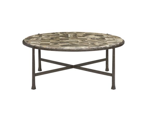 Журнальный столик Vanguard Furniture Brut Round Cocktail Table Base, фото 1