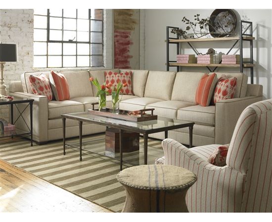 Коктельный столик Vanguard Furniture Hardin Cocktail Table / Glass Top, фото 2