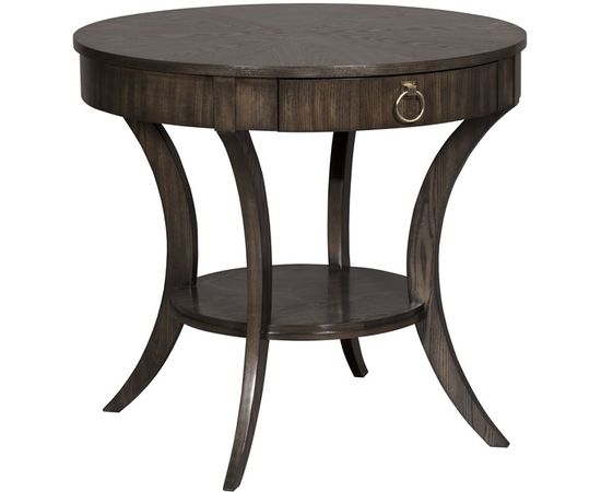 Боковой столик Vanguard Furniture Penrose Circle Lamp Table, фото 5