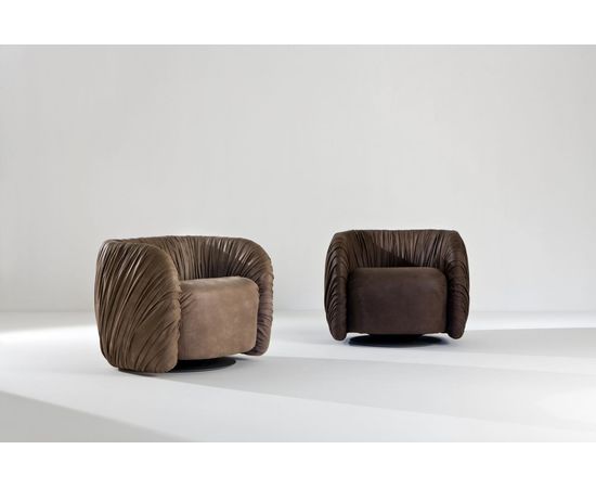 Кресло вращающееся Laurameroni Drapè Lounge, фото 8