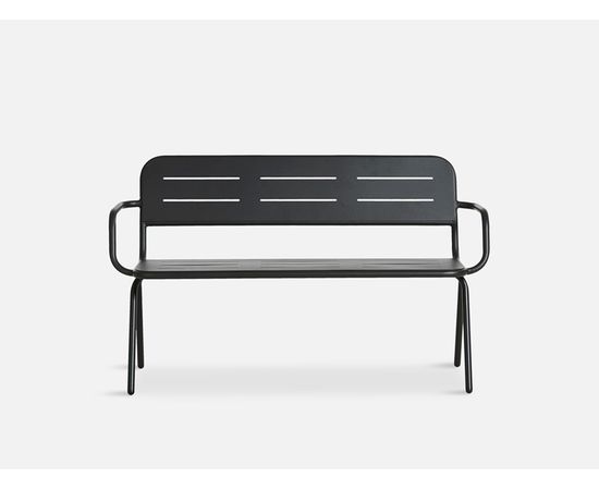 Скамейка WOUD RAY bench with armrest, фото 12