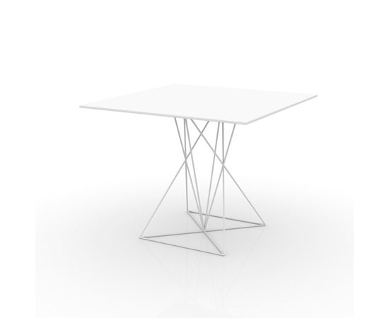 Vondom FAZ SQUARE TABLE STAINLESS BASE, фото 1