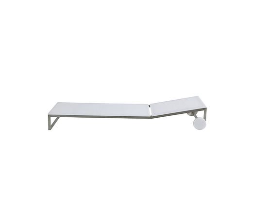 Gandia Blasco LUNA chaiselongue castors, фото 1