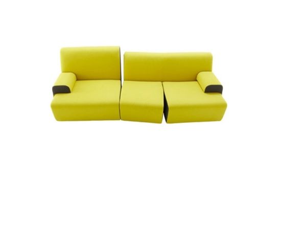 Ligne Roset ENTAILLES 3-seat settee with 2 arms, фото 1