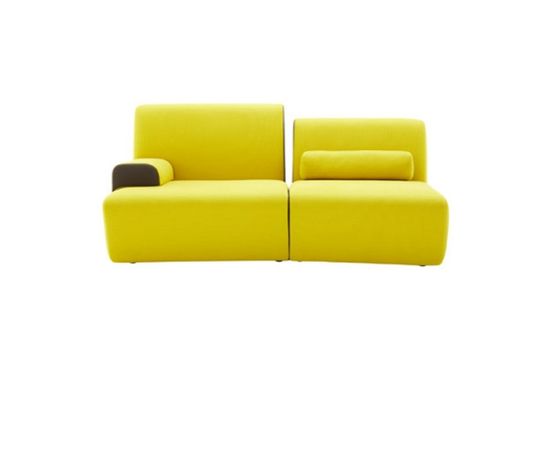 Ligne Roset ENTAILLES 2-seat settee with 1 arm right or left, фото 1