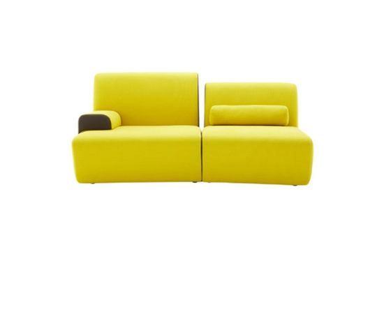 Ligne Roset ENTAILLES 2-seat settee with 1 arm right or left, фото 1