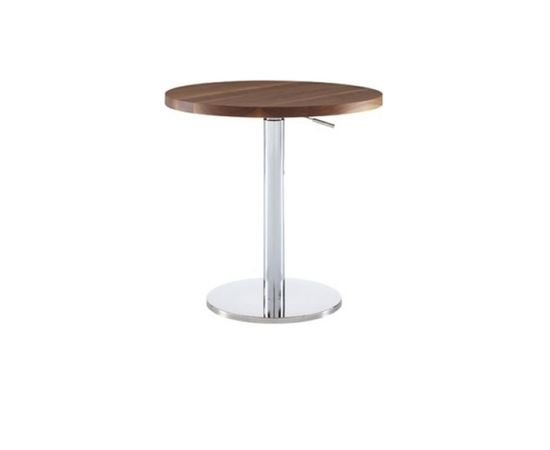 Ligne Roset BOBINE Height-adjustable table, walnut, фото 1