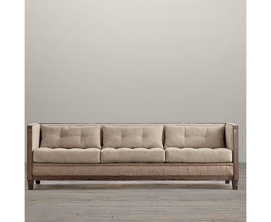 Restoration Hardware Deconstructed Shelter Arm Sofa, фото 1