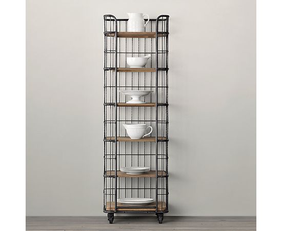 Стеллаж Restoration Hardware Circa 1900 24&quot; Baker&#039;s Rack, фото 1