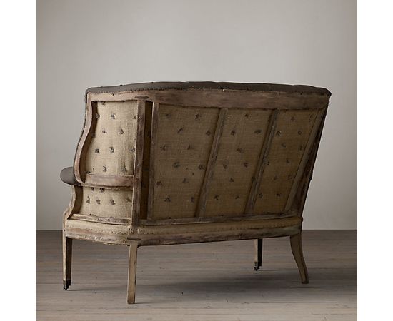 Restoration Hardware Deconstructed 19Th C. English Wing Settee Upholstered, фото 2