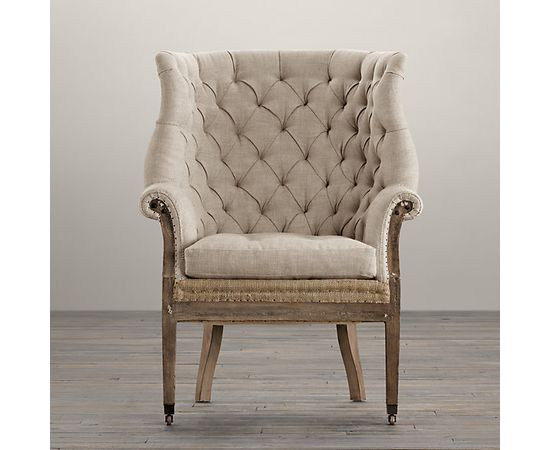Restoration Hardware Deconstructed 19th C. English Wing Chair, фото 2