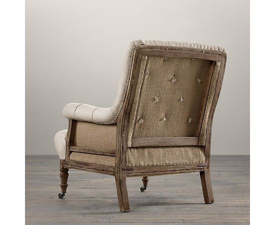 Restoration Hardware Deconstructed Tufted Roll Arm Chair, фото 3