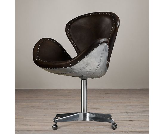 Restoration Hardware Devon Spitfire Leather Chair, фото 1