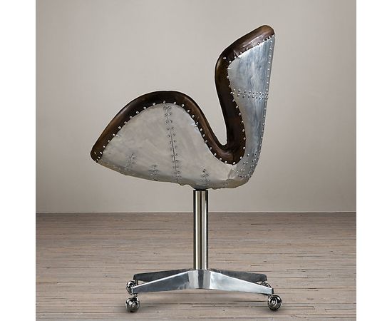 Restoration Hardware Devon Spitfire Leather Chair, фото 3