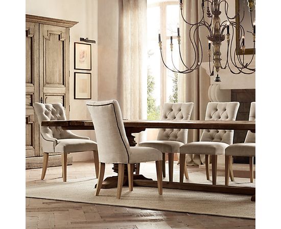 Restoration Hardware Martine Upholstered Side Chair, фото 4