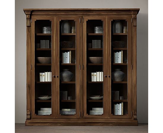 Restoration Hardware St. James Glass Double Cabinet, фото 1