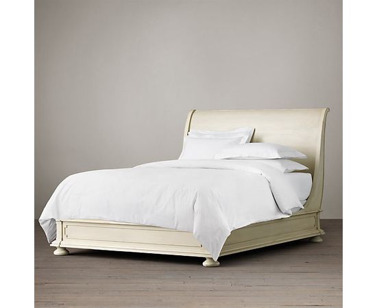 Restoration Hardware St. James Sleigh Bed Without Footboard, фото 1